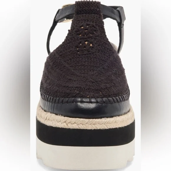 NWT Free People Morning In Mykonos Crochet Platform Wedge Espadrilles Sz 10